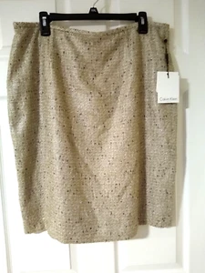 Calvin Klein Above the Knee Lined Skirt Size 16 Multi NEW $89 (RT004K) - Picture 1 of 9