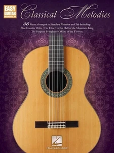 Classical Melodies Sheet Music Easy Guitar with Notes and Tab Book 000159642 - Picture 1 of 1