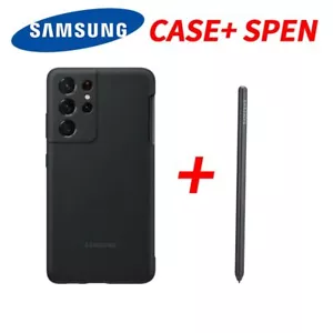 Original Samsung Galaxy S21 Ultra 5G Silicone Cover Case + S Pen Stylus Pen - Bild 1 von 8