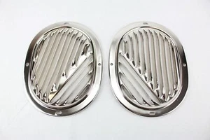 58 59 60 61 62 63 Chevy Impala BelAir Biscayne Kick Panel Fresh Air Vent Grilles - Picture 1 of 1