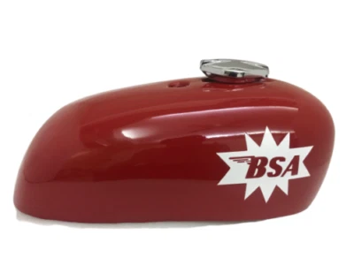 Gas Tank For Bsa A65 Spitfire Hornet In Red Paint With Free Cap - Image 1 of 4