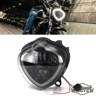 Motorcycle LED Headlight DRL Assembly For Kawasaki Vulcan 650 S EN650 2015-2025 - Image 1 of 4