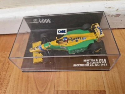 MINICHAMPS 1/43 BENETTON FORD B193B MICHAEL SCHUMACHER HOCKENHEIM 1993 F1 AUTO - Immagine 1 di 3
