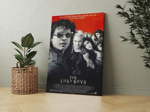 The Lost Boys 1987 Classic Movie- Canvas - Framed or Just Print Available - 01 - Picture 1 of 11