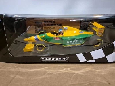 Minichamps 1.18 Benetton Ford B193B Schumacher 1993 German F1 GP 510932805 - Image 1 of 4