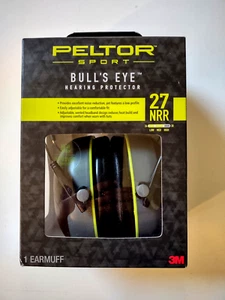 3M Peltor Bullseye Hearing Protector Earmuff NRR 27 dB Adjustable Comfort - Picture 1 of 4
