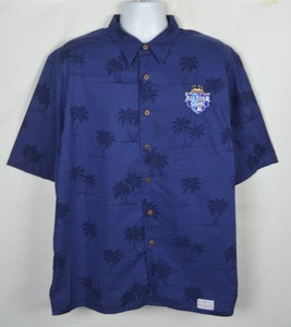 Reyn Spooner 2012 MLB All Star Game Hawaiian Shirt Mens XL Blue Short Sleeve - Picture 1 of 9