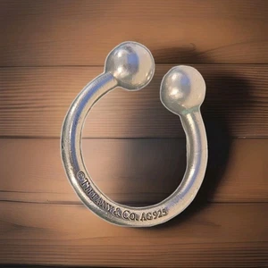 Portachiavi a sfera con vite in argento sterling 925 Tiffany & Co. AG  - Foto 1 di 3