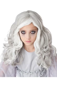 Brand New Glow in the Dark Ghost Child Wig - Picture 1 of 2