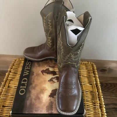NWT Old West Kids Western Boots  Size 12 - Image 1 of 4