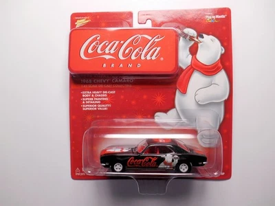 COCA-COLA POLAR BEAR 1/43 BLACK 1968 CHEVY CAMARO JOHNNY WHITE LIGHTNING CHASE - Image 1 of 4