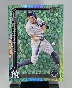 Giancarlo Stanton 2025 Topps Serie 1 Lámina Verde Pascua #262 Yankees de Nueva York - Imagen 1 de 3