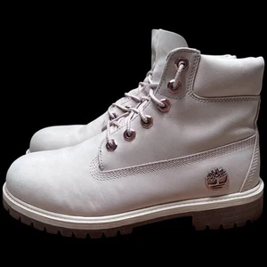 TIMBERLAND Premium Women's Size 6 Boot Cameo Rose Pink Nubuck 6" Waterproof  - Picture 1 of 18