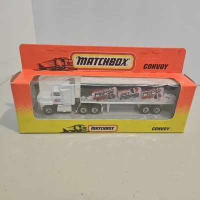 Vintage Matchbox Super Rigs / Convoy - PEPSI Transporter Truck 1996 HTF New - Image 1 of 4