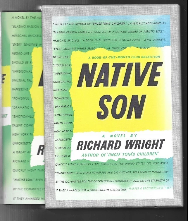 Native Son By Richard Wright 1968 First Edition Library Slipcase Harper Collins - Image 1 of 1