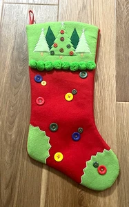 Medias de Navidad de vacaciones 18"x10" rojo verde - Imagen 1 de 5