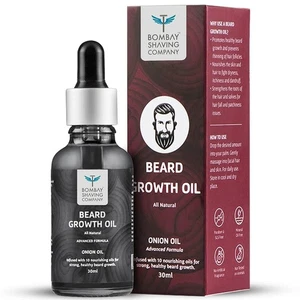 Beard Growth Onion Oil-10X Nourishing Oils For Stronger Fluffier & Shinier 30ml - Picture 1 of 6