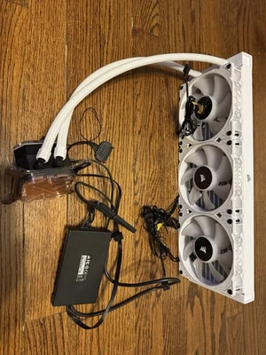 Corsair iCUE H150i Elite Capellix Liquid CPU Cooler - White (CW-9060051-WW) - Image 1 of 4