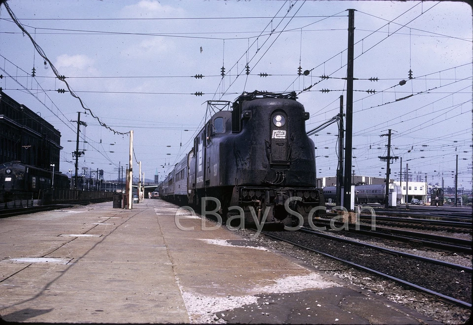 Diapositiva original - PC GG-1 en 1974 Penn Central Railroad Foto 1 de 1