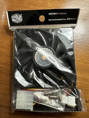 Cooler Master R4-SPS-20AK-GP 80mm X 80mm X 15mm Standard Fan - Image 1 of 2