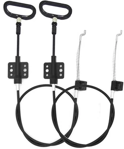 2Pcs Recliner Cables Replacement D-Ring Pull Handle, Metal Recliner Release C... - Picture 1 of 6