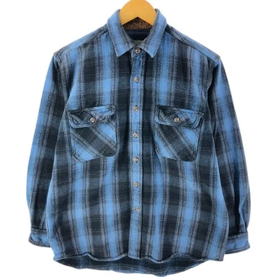 Camisa usada FIELD AND STREAM ombre cuadros manga larga franela pesada cuadros talla... Foto 1 de 4