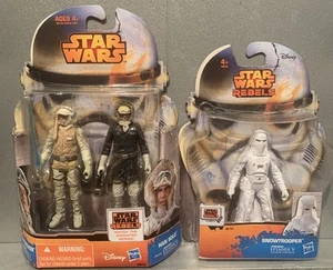 Star Wars mission series Luke Skywalker & Han Solo and SnowTrooper ⭐️UNOPENED⭐️ - Picture 1 of 24