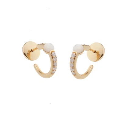 Pomellato M'ama Non M'ama 18k Rose Gold Diamond Earrings - Image 1 of 3