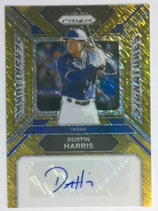 2024 Prizm DUSTIN HARRIS Sensational Signatures Gold Shimmer AUTO # 2 /3 #SS-DH - Picture 1 of 2
