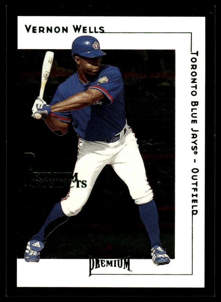 2001 Fleer Premium #217 Vernon Wells #/1999 - Image 1 of 2