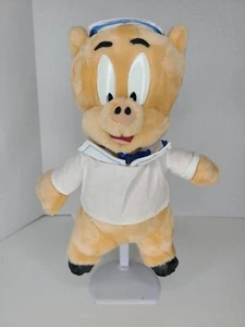 1998 13" Sailor Porky Pig Plush by ACE Looney Tunes Vintage  - Picture 1 of 11