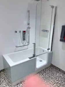 Artweger Twinline 2 Badewanne 160x75 cm, Duschbereich rechts, weiß - Bild 1 von 6
