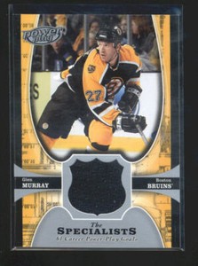 GLEN MURRAY 2005/06 05/06 UD POWER PLAY THE SPECIALISTS GAME JERSEY AD2752