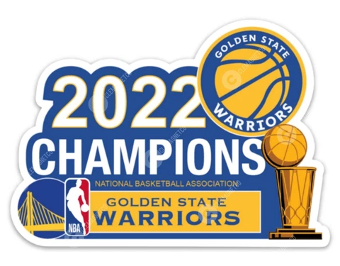 Golden State Warriors 2022 Champions MAGNET - NBA California Curry Thompson Cover