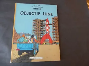 HERGE TINTIN OBJECTIF LUNE B36 DE 1966 TBE NON PELLICULE - Bild 1 von 6