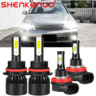 Farol de LED feixe alto baixo + lâmpadas de neblina C9 para Nissan Sentra 2000-2003 4X - Imagem 1 de 4