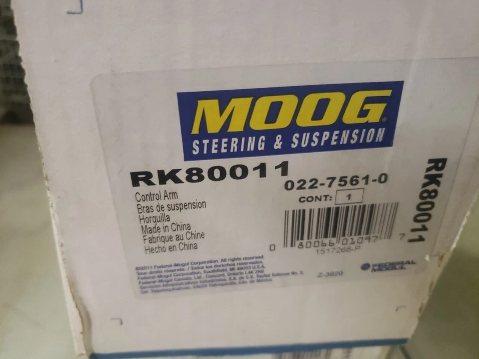 Conjunto de brazo de control de suspensión y rótula Moog para Ford Windstar 99-03 Foto 1 de 1