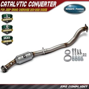 Front Driver Catalytic Converter for Jeep Grand Cherokee 2011-2021 Dodge Durango - Picture 1 of 11