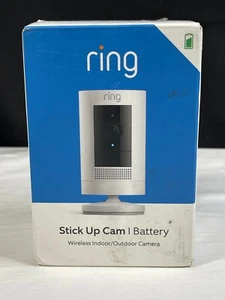 Ring Stick Up Cam White 1080p HD Wireless Battery Smart Security Camera - Picture 1 of 12