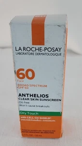 La Roche-Posay Anthelios Clear Skin Dry Touch Face Sunscreen, SPF 60, 1.7 fl oz - Picture 1 of 2