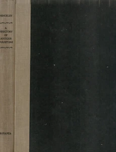 A DIRECTORY OF ANTIQUE FURNITURE (1953) F. LEWIS HINCKLEY, HARDCOVER WITH PHOTOS - Picture 1 of 1