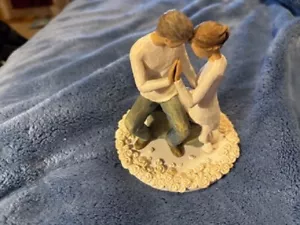 Willow Tree AROUND YOU CAKE TOPPER By Susan Lordi Hand Painted Demadco NIB! - Picture 1 of 6