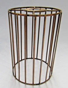 Wire lampshade industrial rustic Vintage Retro Old ceiling pendant light Shade - Picture 1 of 7