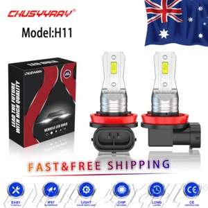 2x H11 H9 H8 LED Headlight Beam Bulbs 100W 6000K White For MAZDA CX9 2007-2010 - Picture 1 of 6
