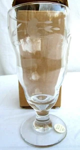VTG PRINCESS HOUSE..HERITAGE..7.25" CRYSTAL..WAVY..TALL..TUMBLER..GLASS.NEW.6174 - Picture 1 of 3