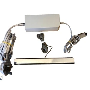 Nintendo Wii Cables Power Supply PSU & Sensor Bar Working - Picture 1 of 6