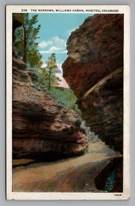 Postal The Narrows William Canon Manitou Colorado lino sin publicar - Imagen 1 de 2