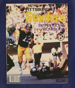 1979 Pittsburgh Steelers Official Yearbook VF Terry Bradshaw - Picture 1 of 2