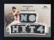 2006 Topps Sterling Sterling Moments Relics /10 Nolan Ryan #NR-NH4 HOF