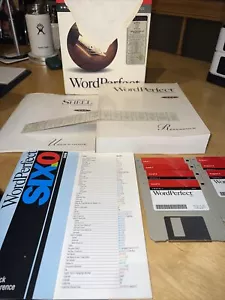 Manuali dischetti WORD PERFECT V 6.0 per DOS Education 3,5" HD con scatola - Foto 1 di 9